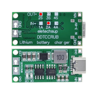 2S 2A TypeC Şarj Modül Çok Hücreli 18650 Lityum Pil Şarj Modül 8.4V 12.6V 16.8V - 3