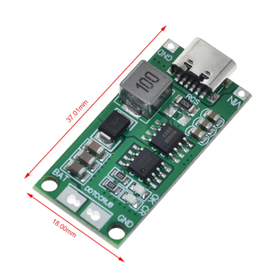 4S 2A TypeC Şarj Modül Çok Hücreli 18650 Lityum Pil Şarj Modül 8.4V 12.6V 16.8V - 1