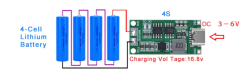 4S 2A TypeC Şarj Modül Çok Hücreli 18650 Lityum Pil Şarj Modül 8.4V 12.6V 16.8V - 2